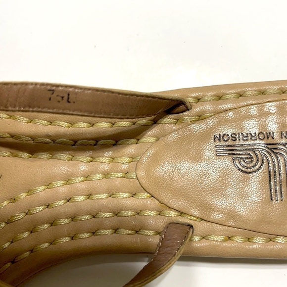 Sigerson Morrison Belle Cream Sandals - Picture 9 of 10